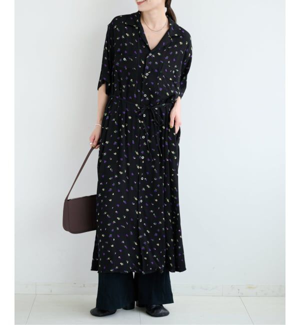 OUTDOOR PRODUCTS Usual Things「オープンカラーシャツワンピース」|ワンピース|