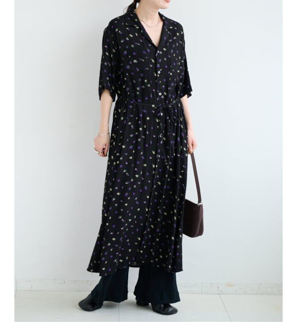 OUTDOOR PRODUCTS Usual Things「オープンカラーシャツワンピース」|ワンピース|