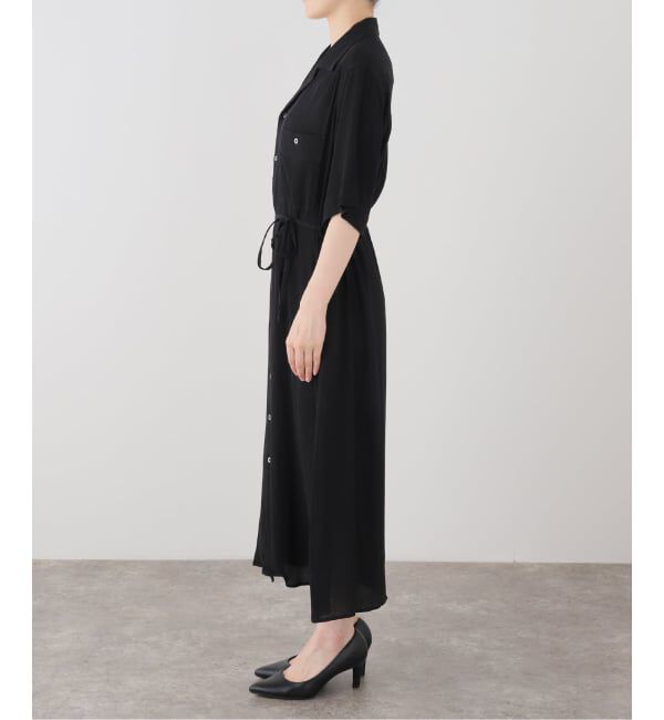 OUTDOOR PRODUCTS Usual Things「オープンカラーシャツワンピース」|ワンピース|