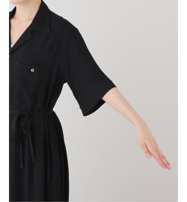 OUTDOOR PRODUCTS Usual Things「オープンカラーシャツワンピース」|ワンピース|
