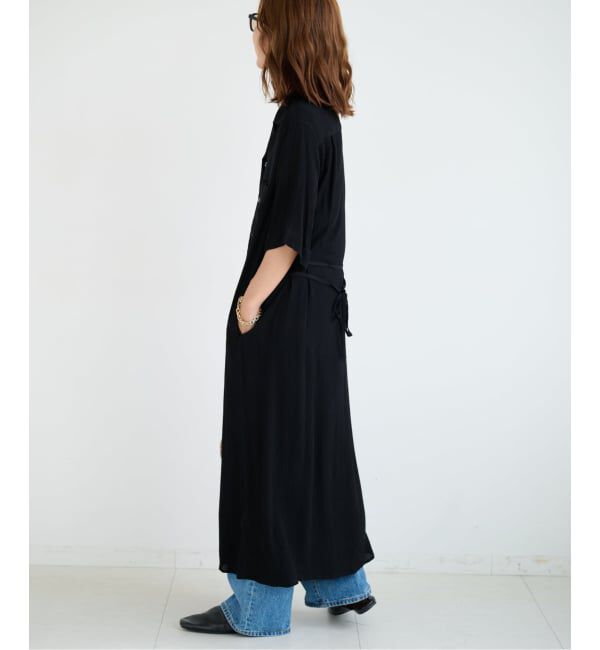 OUTDOOR PRODUCTS Usual Things「オープンカラーシャツワンピース」|ワンピース|