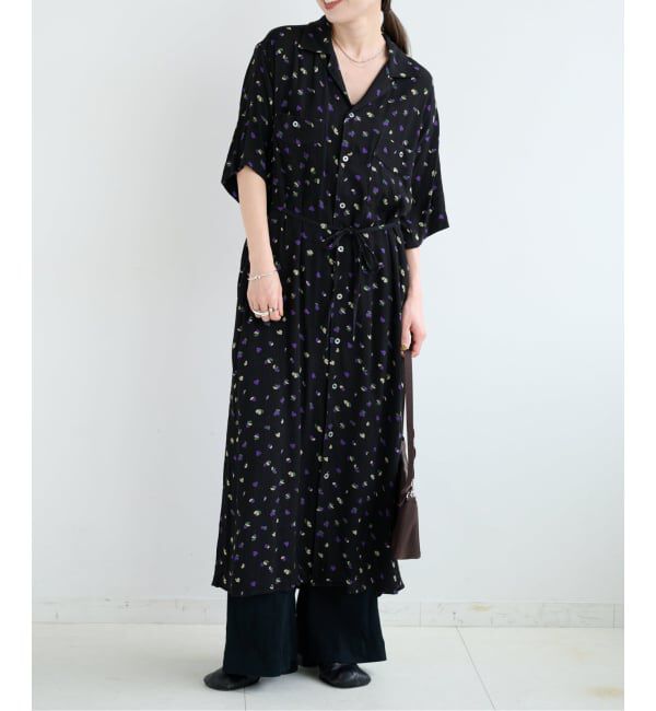 OUTDOOR PRODUCTS Usual Things「オープンカラーシャツワンピース」|ワンピース|