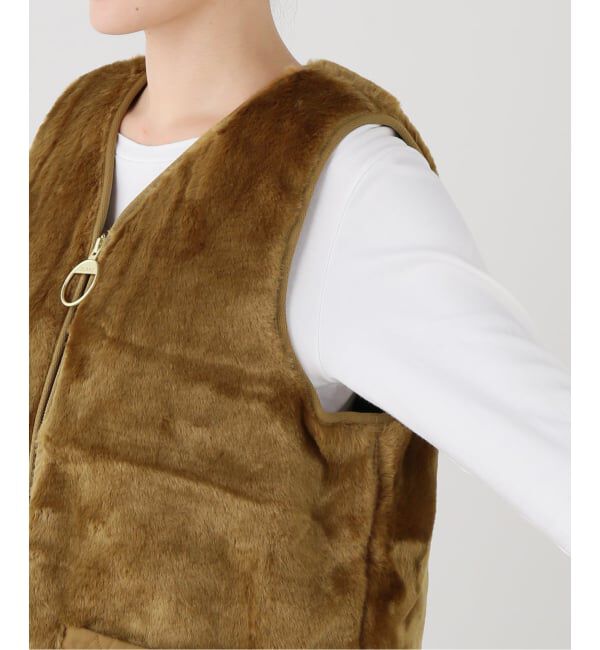 OUTDOOR PRODUCTS Usual Things「Barbour karin faux fur gilet」|ダウンベスト・ベスト|