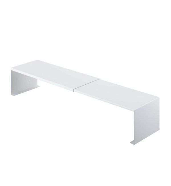 journal standard Furniture「《WEB限定》【tower/タワー】伸縮洗濯機排水口上ラック」|トイレタリー・ランドリーグッズ|