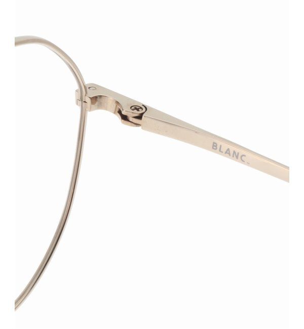 EYETHINK「【BLANC../ブラン】別注 ET003 WHT GOLD ex Optical」|メガネ|