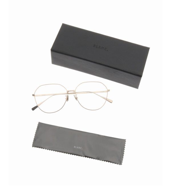 EYETHINK「【BLANC../ブラン】別注 ET003 WHT GOLD ex Optical」|メガネ|