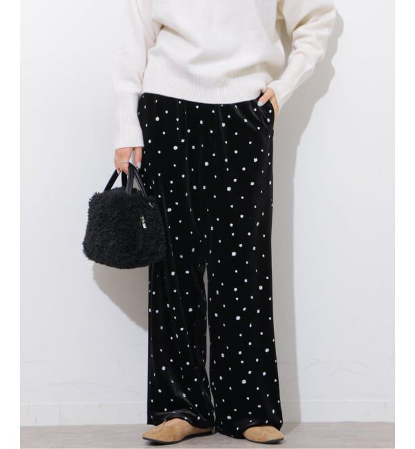 JOURNAL STANDARD relume「《WEB限定追加》小花刺繍ベロアパンツ」|その他|