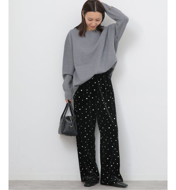 JOURNAL STANDARD relume「《WEB限定追加》小花刺繍ベロアパンツ」|その他|