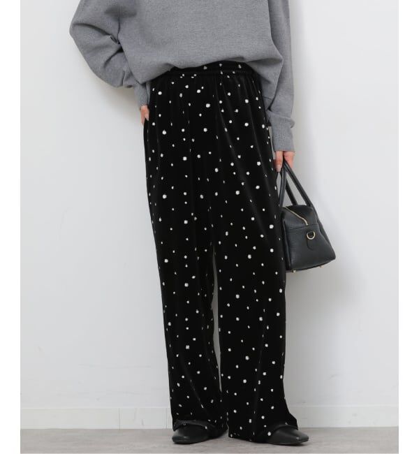 JOURNAL STANDARD relume「《WEB限定追加》小花刺繍ベロアパンツ」|その他|