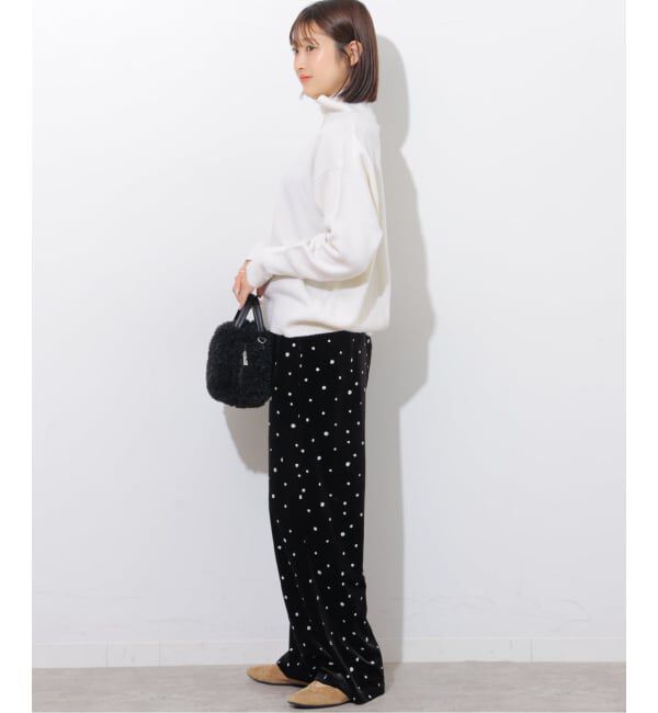 JOURNAL STANDARD relume「《WEB限定追加》小花刺繍ベロアパンツ」|その他|