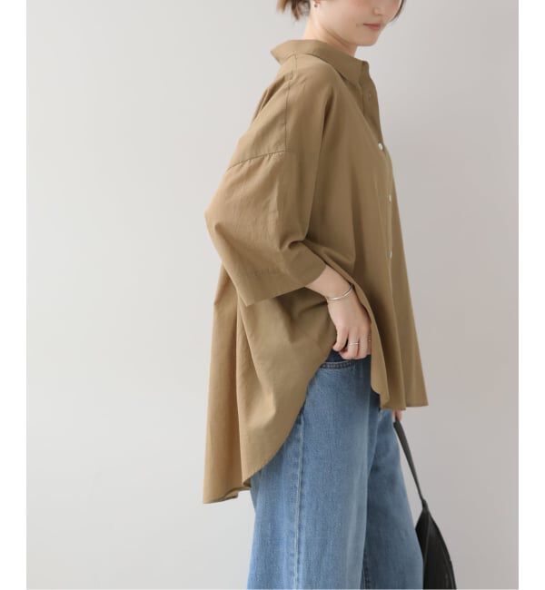 JOURNAL STANDARD relume「シアーコットンハーフスリーブビッグシャツ」|シャツ・ブラウス|