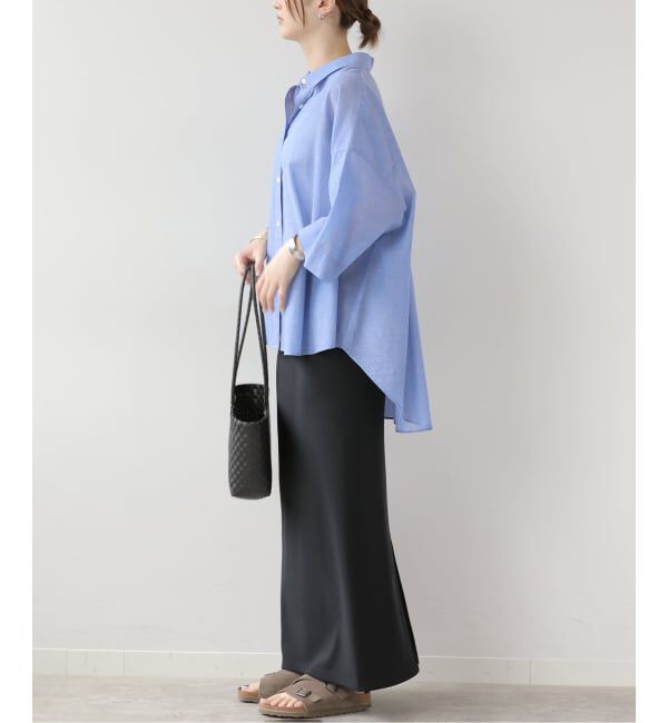 JOURNAL STANDARD relume「シアーコットンハーフスリーブビッグシャツ」|シャツ・ブラウス|