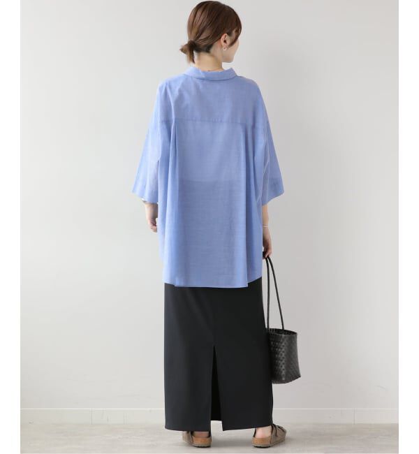 JOURNAL STANDARD relume「シアーコットンハーフスリーブビッグシャツ」|シャツ・ブラウス|