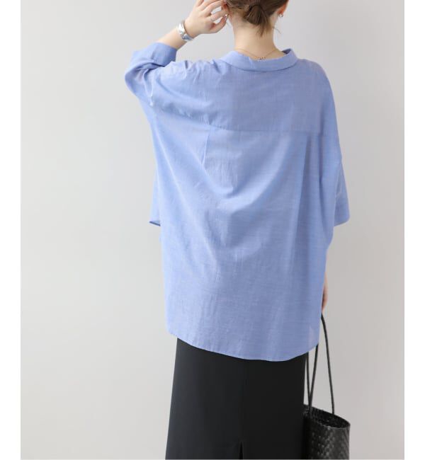 JOURNAL STANDARD relume「シアーコットンハーフスリーブビッグシャツ」|シャツ・ブラウス|
