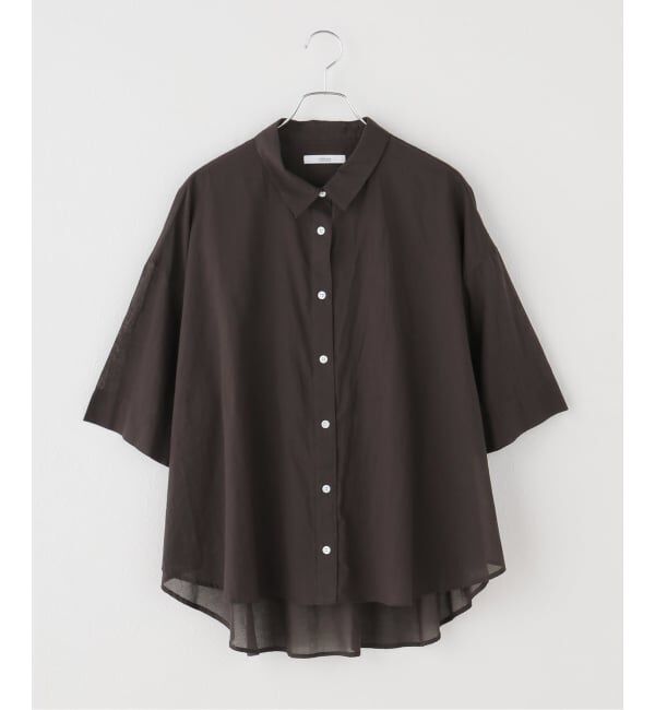 JOURNAL STANDARD relume「シアーコットンハーフスリーブビッグシャツ」|シャツ・ブラウス|
