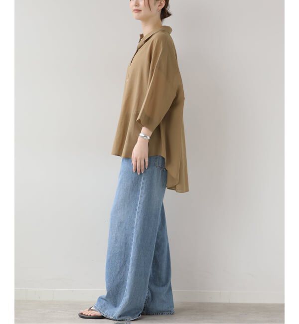 JOURNAL STANDARD relume「シアーコットンハーフスリーブビッグシャツ」|シャツ・ブラウス|