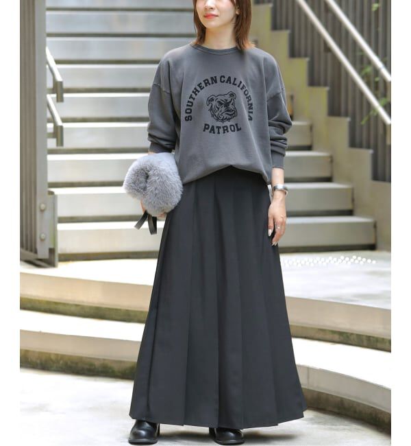 JOURNAL STANDARD relume「《追加》ワイドプリーツイージースカート」|スカート|