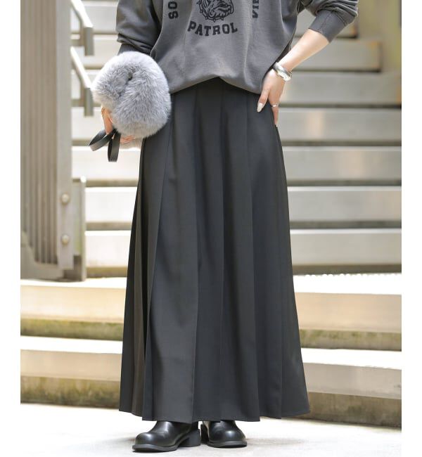 JOURNAL STANDARD relume「《追加》ワイドプリーツイージースカート」|スカート|