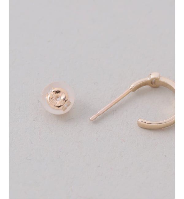 Lilas by Spick&Span「《WEB限定》バックルピアス K10（両耳）」|ピアス|