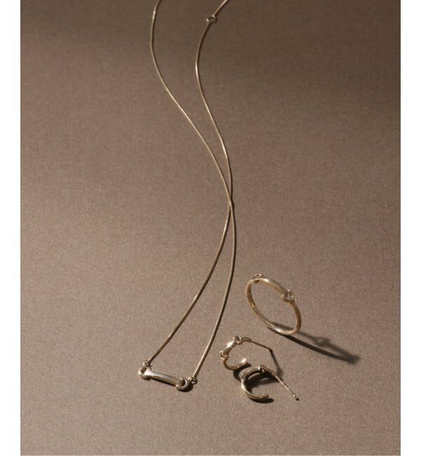 Lilas by Spick&Span「《WEB限定》バックルピアス K10（両耳）」|ピアス|
