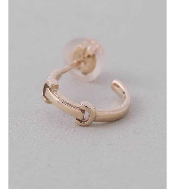Lilas by Spick&Span「《WEB限定》バックルピアス K10（両耳）」|ピアス|