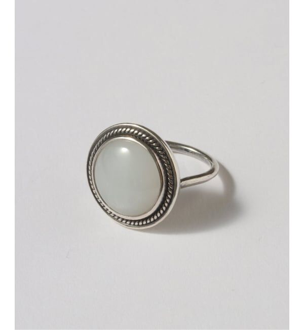 Spick and Span「【SAMH by LILAS】 Vintagelike ホワイトムーンストーンリング SV」|リング|