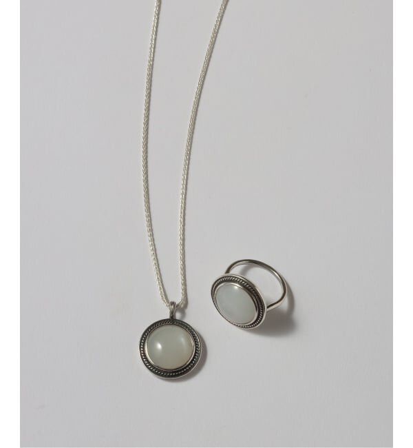 Spick and Span「【SAMH by LILAS】 Vintagelike ホワイトムーンストーンリング SV」|リング|