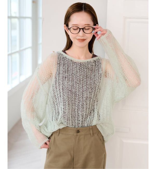 U by SPICK&SPAN「モヘヤブレンドニット」|ニット・セーター|