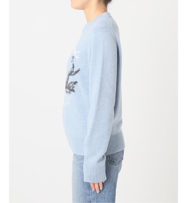 U by SPICK&SPAN「《新宿・WEB限定》GANNI / ガニー Graphic Wool Sweater Mermaid」|ニット・セーター|
