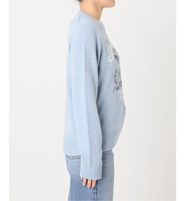 U by SPICK&SPAN「《新宿・WEB限定》GANNI / ガニー Graphic Wool Sweater Mermaid」|ニット・セーター|