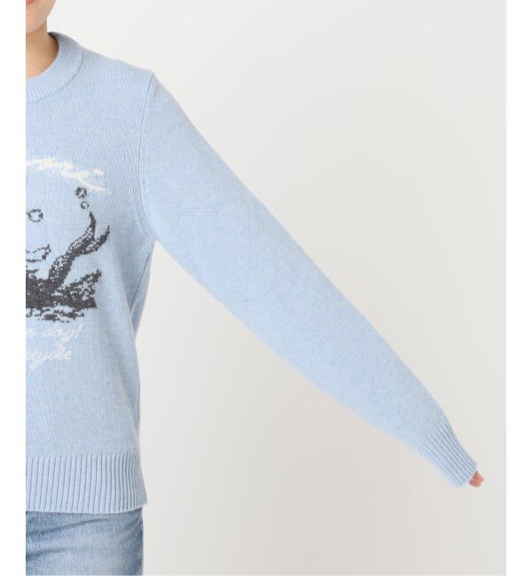 U by SPICK&SPAN「《新宿・WEB限定》GANNI / ガニー Graphic Wool Sweater Mermaid」|ニット・セーター|
