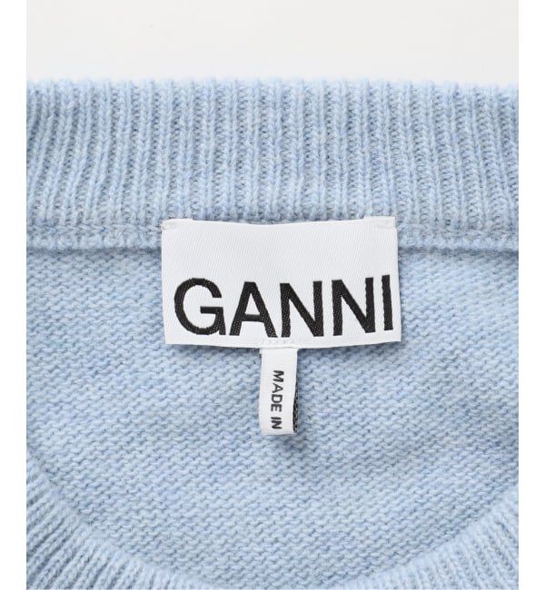 U by SPICK&SPAN「《新宿・WEB限定》GANNI / ガニー Graphic Wool Sweater Mermaid」|ニット・セーター|
