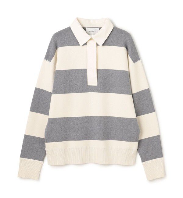 BEIGE,「【洗える】TAFT / コットンカシミヤラガーニット」|ニット・セーター|