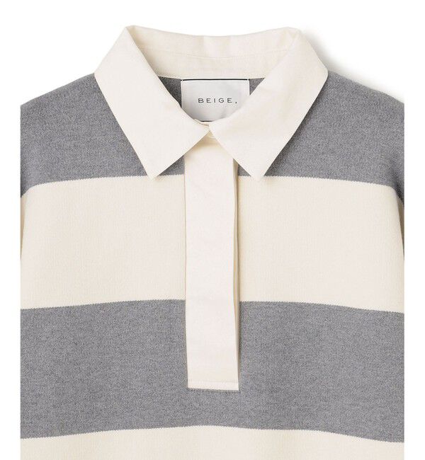 BEIGE,「【洗える】TAFT / コットンカシミヤラガーニット」|ニット・セーター|