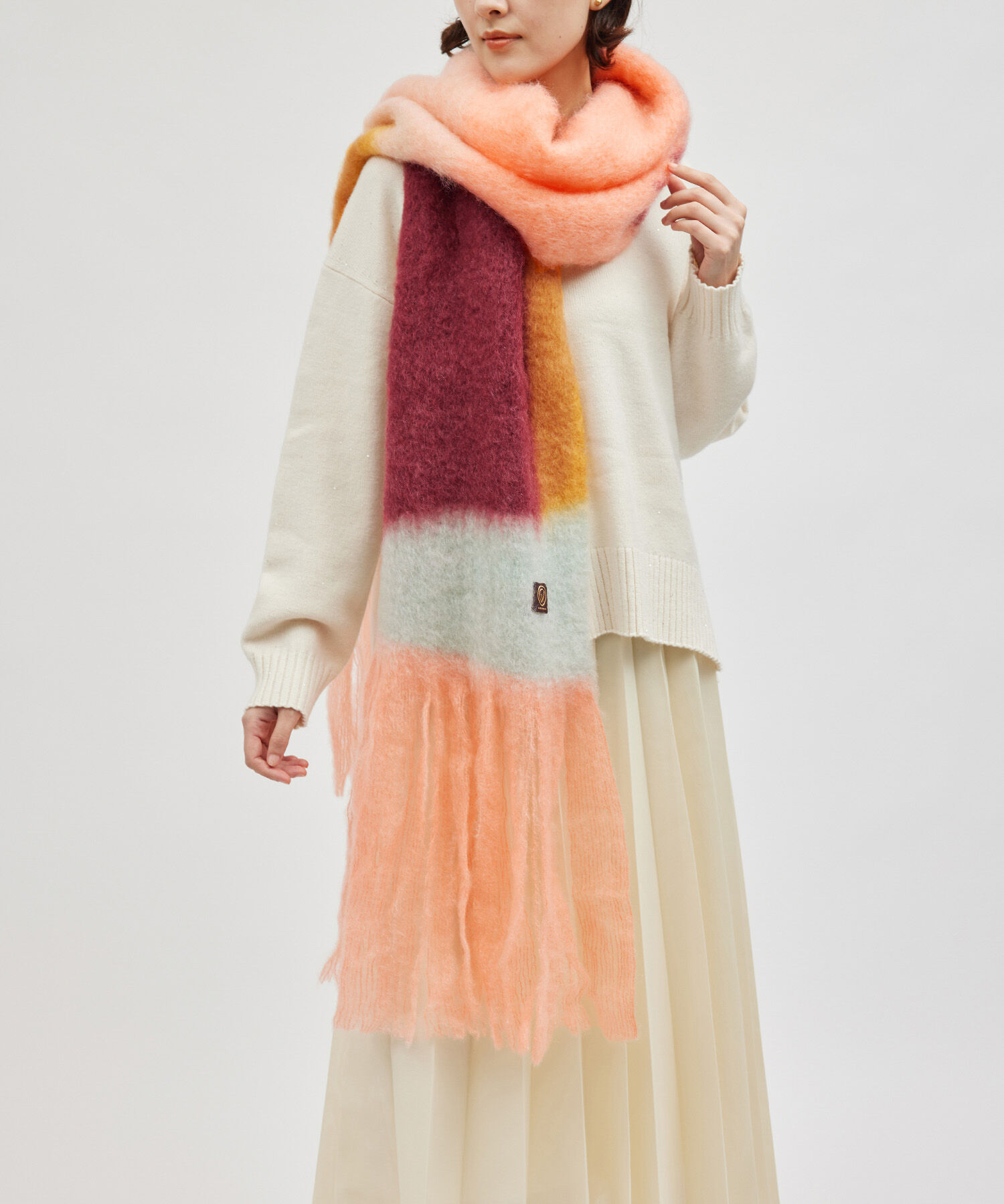 ROPE「【MANTAS EZCARAY(マンタス エスカライ)】 VIEWS MOHAIR STOLE (REF. DAY 1-B)」|ストール|