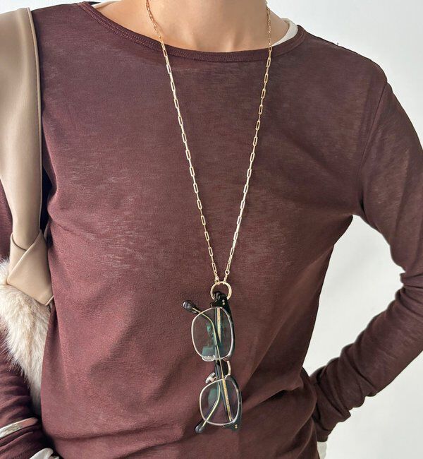  「メガネチェーンネックレス」|ネックレス|