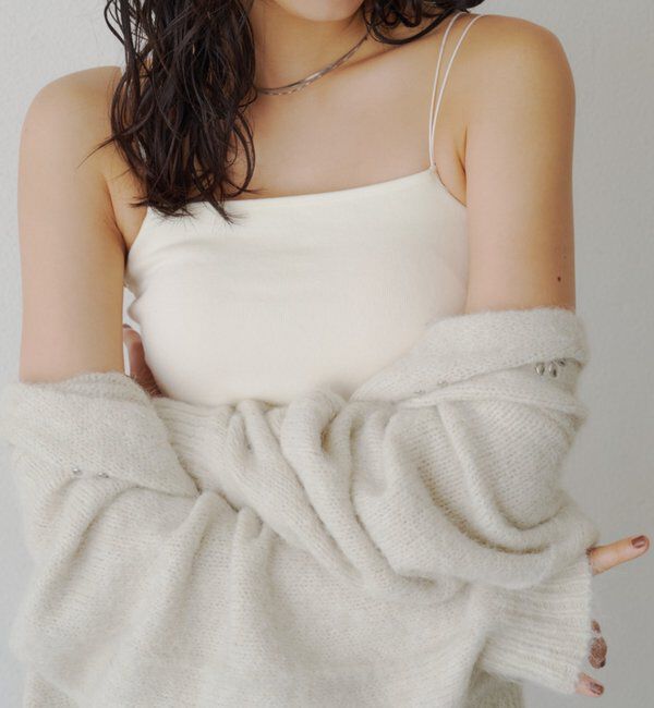  「【ベストヒットアイテム/累計販売10万枚突破】カップ付きクロップドブラキャミ」|キャミソール|