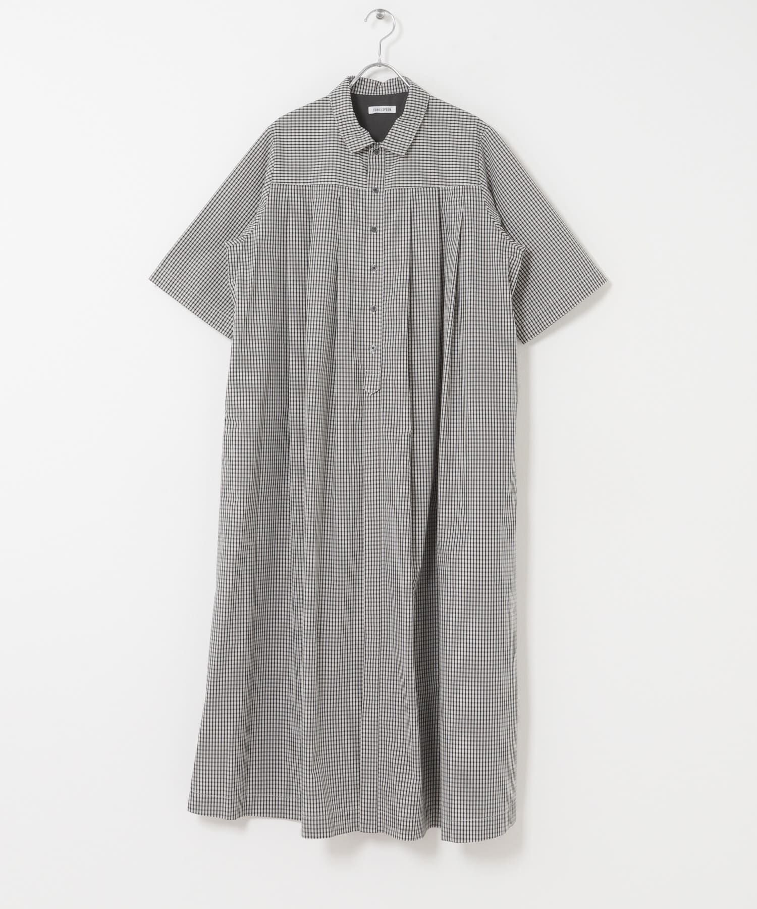 URBAN RESEARCH DOORS「FORK&SPOON　タックシャツワンピース」|ワンピース|