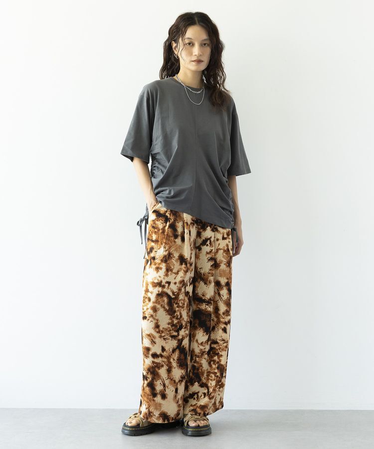 GARAGE OF GOOD CLOTHING「ぼかしプリント2タックロングパンツ」|その他|