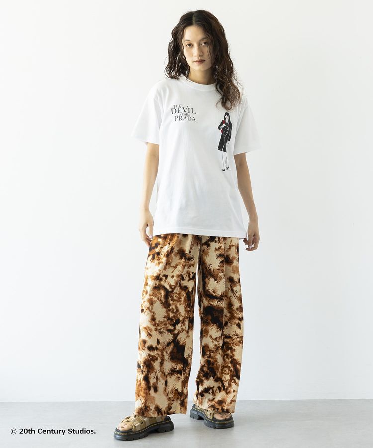 GARAGE OF GOOD CLOTHING「ぼかしプリント2タックロングパンツ」|その他|