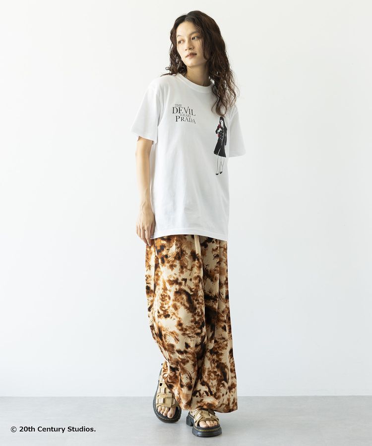 GARAGE OF GOOD CLOTHING「ぼかしプリント2タックロングパンツ」|その他|