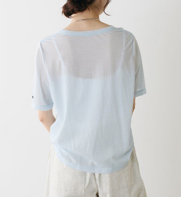  「シアーシンプルTシャツ」|プルオーバー|