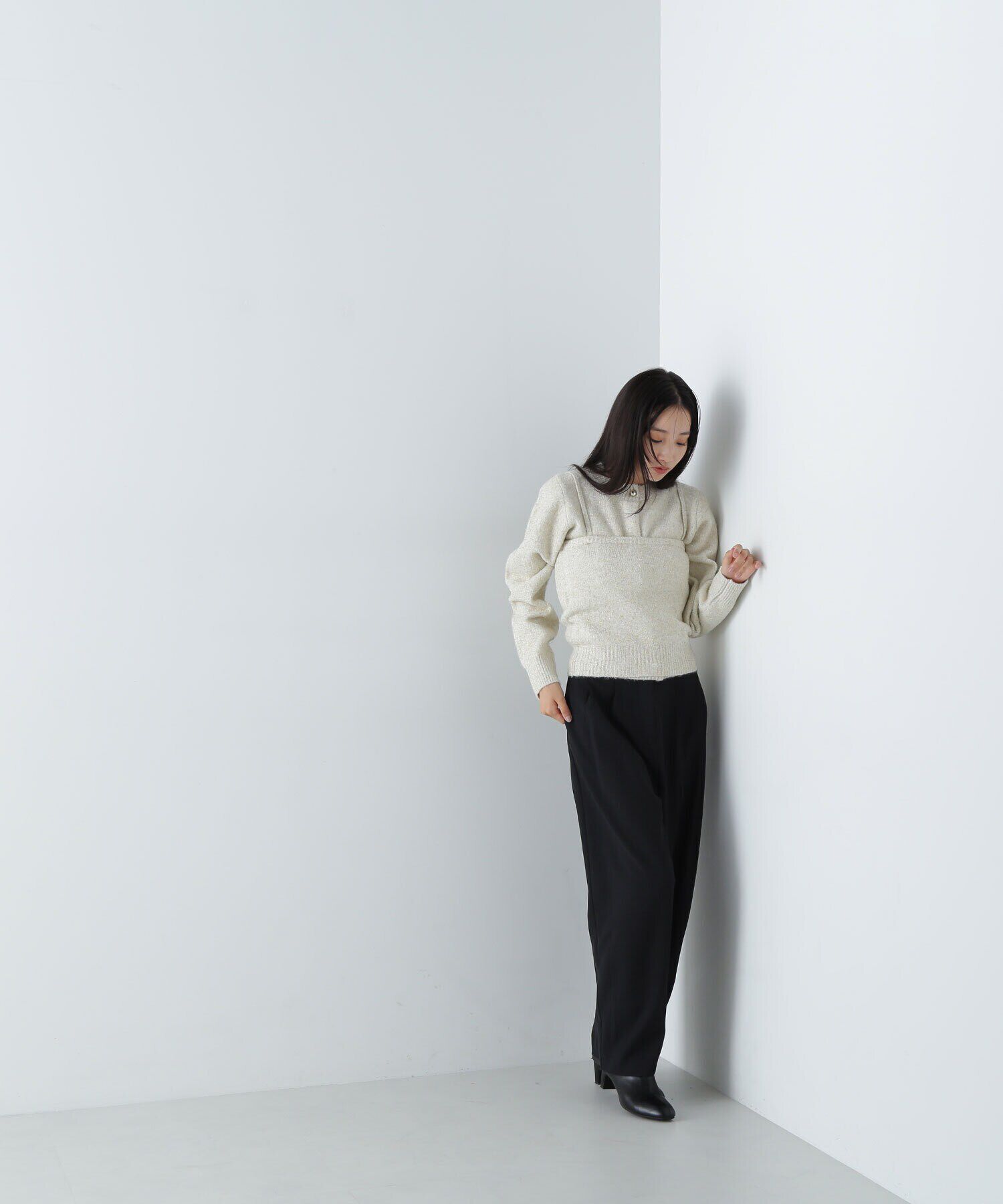  「グリッターラメアンサンブル　24AW」|ニット・セーター|
