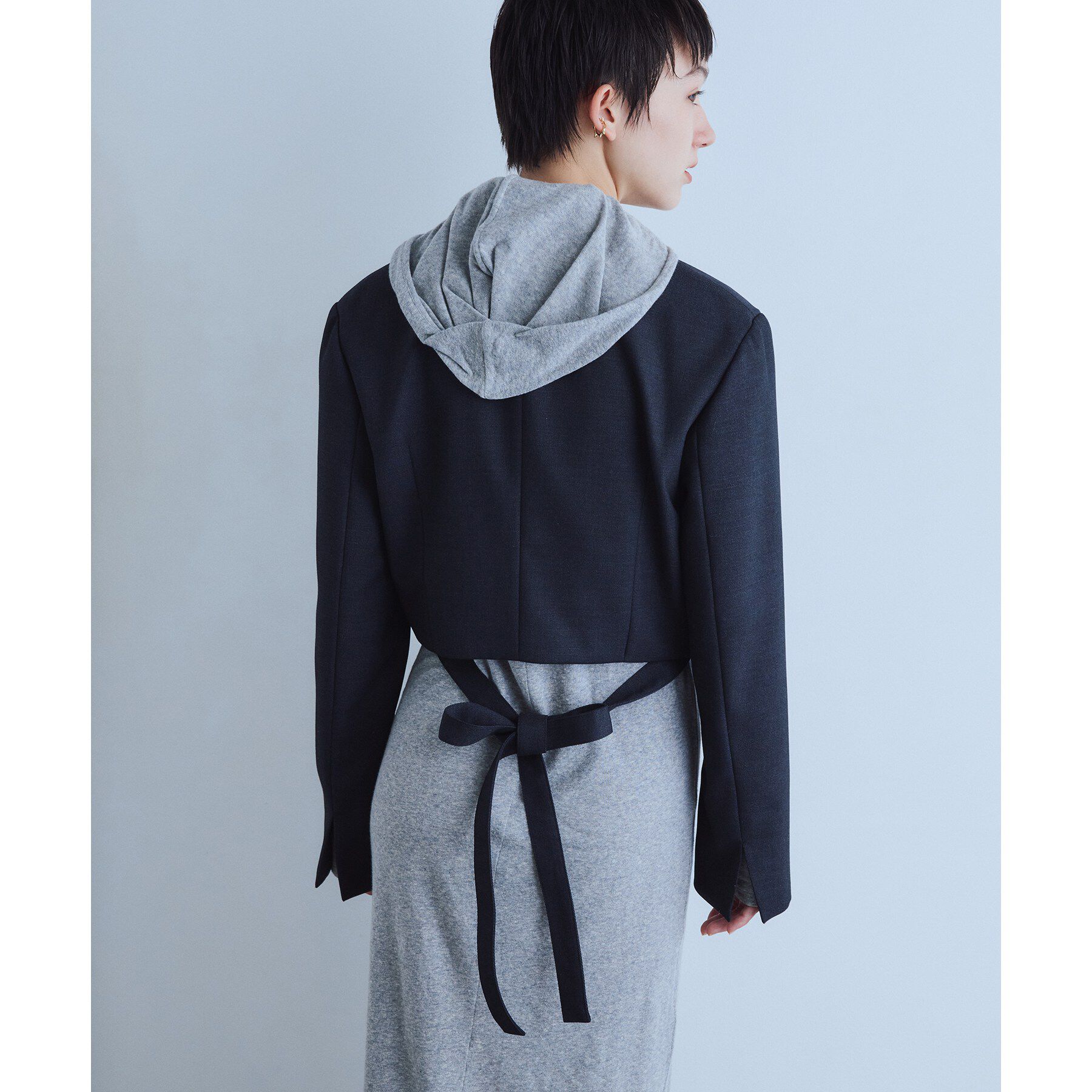 CODE A「ribboned tailor jacket」|テーラードジャケット|