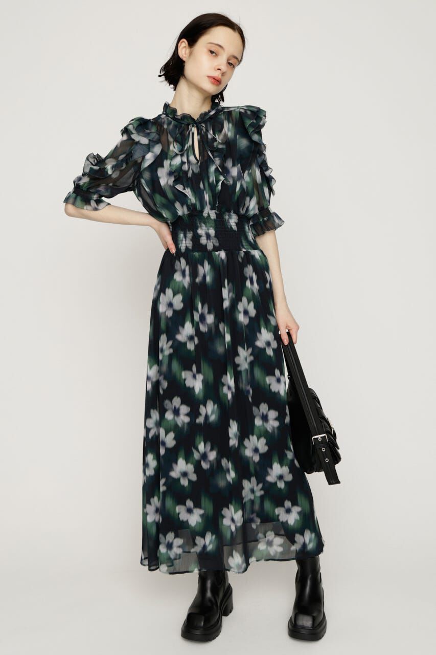 SLY「BLUR FLOWER LONG ワンピース」|ワンピース|