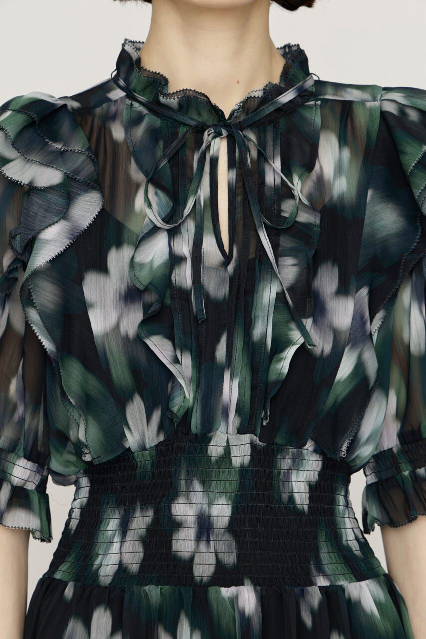 SLY「BLUR FLOWER LONG ワンピース」|ワンピース|