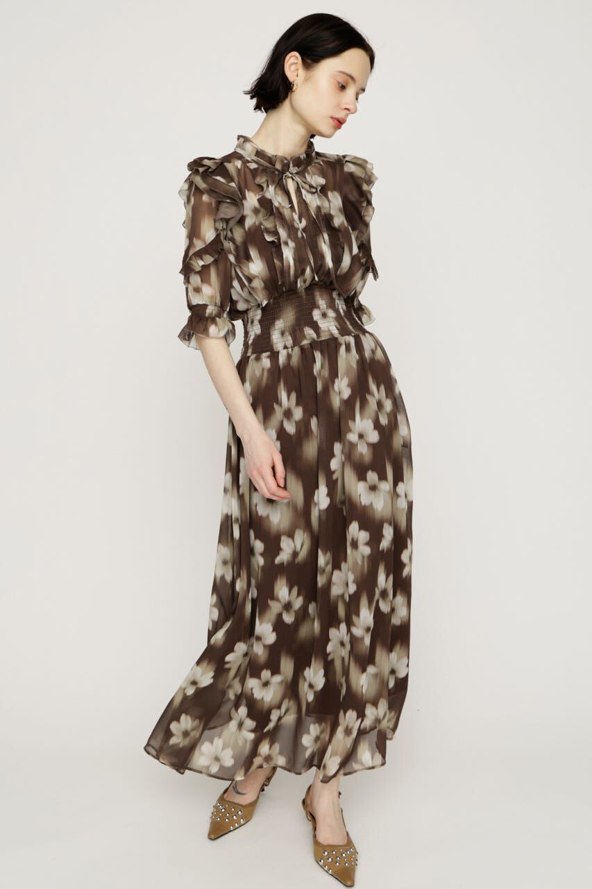 SLY「BLUR FLOWER LONG ワンピース」|ワンピース|