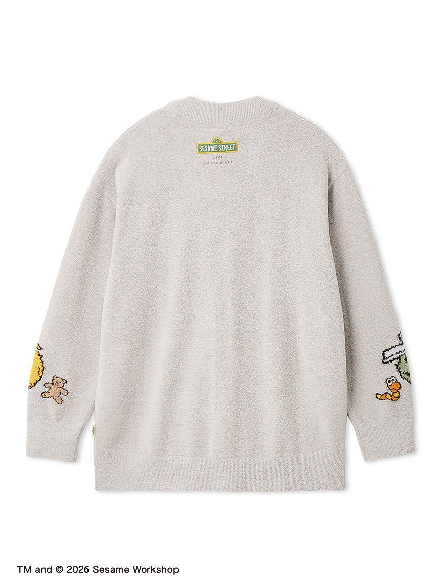 GELATO PIQUE HOMME「【SESAME STREET】【HOMME】エアリーモコアップリケカーディガン」|カーディガン|