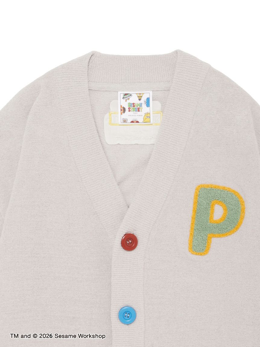GELATO PIQUE HOMME「【SESAME STREET】【HOMME】エアリーモコアップリケカーディガン」|カーディガン|