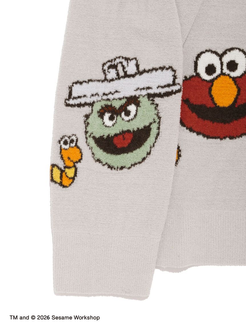 GELATO PIQUE HOMME「【SESAME STREET】【HOMME】エアリーモコアップリケカーディガン」|カーディガン|